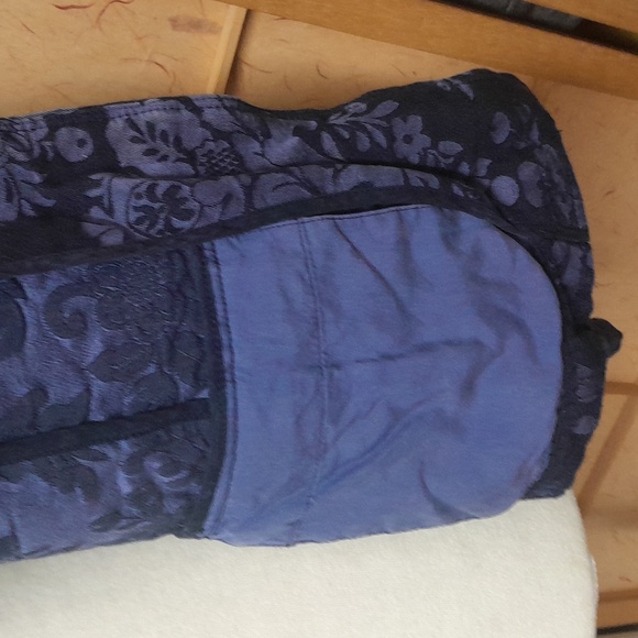 Tommy Bahama blue floral blazer/jacket and scarf set size 8/10 M - Picture 7 of 13